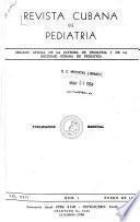 Revista cubana de pediatría