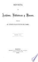 Revista de archivos, bibliotecas y museos