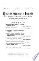 Revista de arqueología y etnología