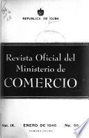 Revista de Comercio; Órgano Oficial Editado por el Ministerio de Comercio