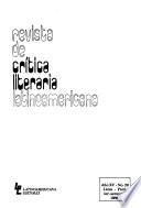 Revista de crítica literaria latinoamericana