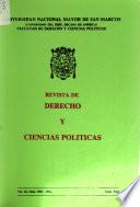 Revista de derecho y ciencias políticas