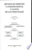 Revista de Derecho y jurisprudencia y Gaceta de los Tribunales