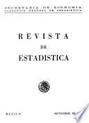 Revista de estadística 1949. Septiembre. Volumen XII, núm 9