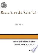 Revista de estadística 1966. Marzo. Volumen XXIX, núm 3