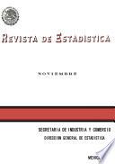 Revista de estadística 1968. Noviembre. Volumen XXXI, núm 11