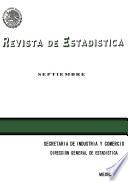 Revista de estadística 1971. Septiembre