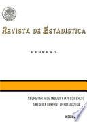 Revista de estadística 1974. Febrero. Volumen XXXVII, núm 2