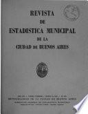 Revista de estadistica municipal de la ciudad de Buenos Aires
