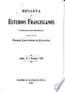 Revista de Estudios Franciscanos 