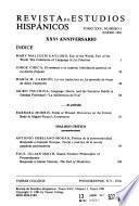 Revista de estudios hispánicos