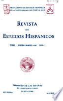 Revista de estudios hispánicos