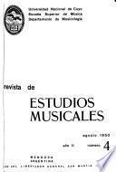 Revista de estudios musicales