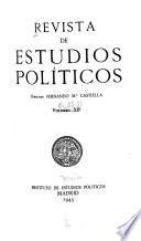 Revista de estudios políticos