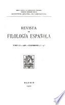 Revista de filología española