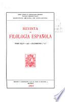 Revista de filología española