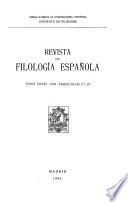 Revista de filología española