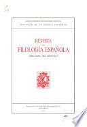 Revista de filología española