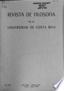 Revista de filosofía de la Universidad de Costa Rica