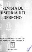 Revista de historia del derecho