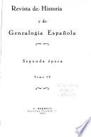 Revista de historia y de genealogía española