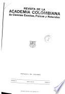 Revista de la Academia colombiana de ciencias exactas, físicas y naturales