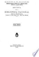 Revista de la Biblioteca Nacional