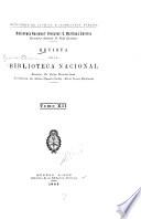Revista de la Biblioteca Nacional