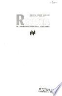 Revista de la Biblioteca nacional José Marti