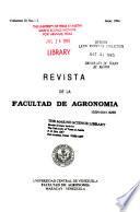 Revista de la Facultad de Agronomía