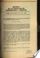 Revista de la Facultad de Ciencias y Humanidades