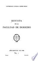 Revista de la Facultad de Derecho