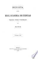 Revista de la Real Academia de Ciencias Exactas, Físicas y Naturales de Madrid