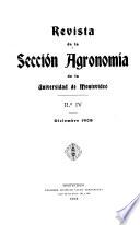 Revista de la Sección Agronomía de la Universidad de Montevideo