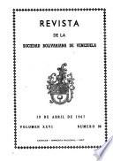 Revista de la Sociedad Bolivariana de Venezuela
