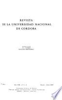 Revista de la Universidad Nacional de Cordoba