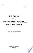 Revista de la Universidad Nacional de Cordoba