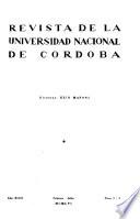 Revista de la Universidad Nacional de Cordoba