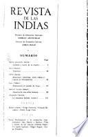Revista de las Indias