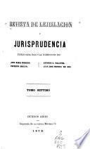 Revista de lejislación y jurisprudencia