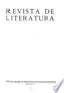 Revista de literatura