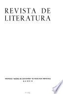 Revista de literatura