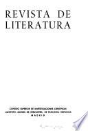 Revista de literatura