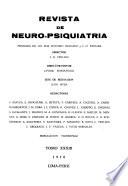 Revista de neuro-psiquiatría