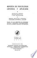 Revista de psicologia general y aplicada