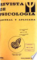 Revista de psicologia general y aplicada