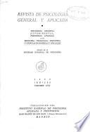 Revista de psicología general y aplicada