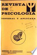 Revista de psicologia general y aplicada