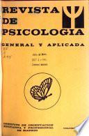 Revista de psicologia general y aplicada