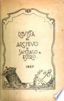 Revista del Archivo de Santiago del Estero